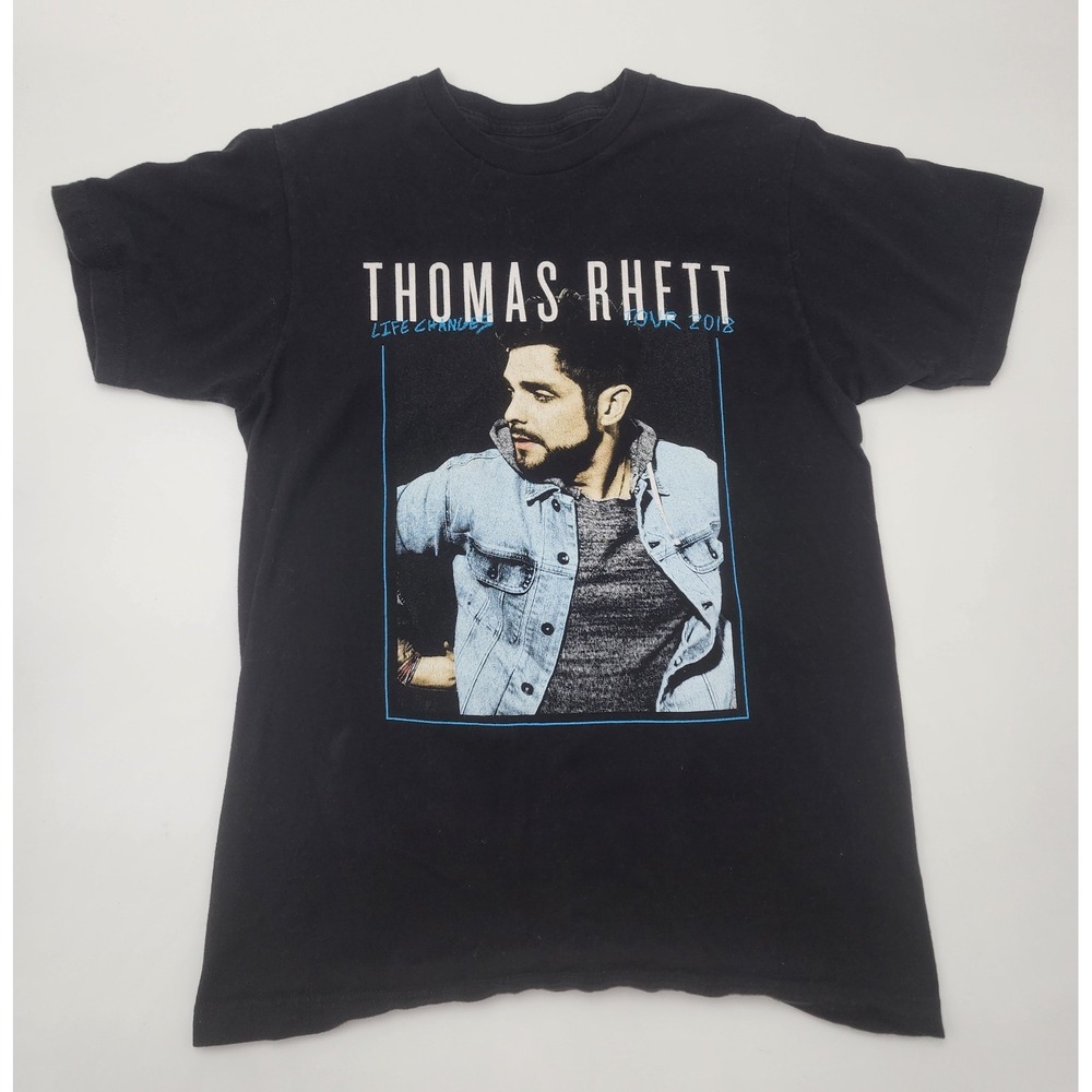 Thomas Rhett Official 2018 Life Changes Tour-Country T-Shirt-Black M